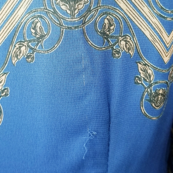 Ezra Blue and Pink Shift Dress - Picture 8 of 8